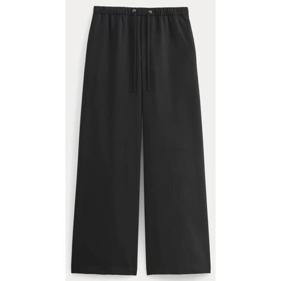 Everlane Pants - Everlane Women's Wool Blend Pull-on Trouser in Tailor‎ Twill - Black - Sz 14